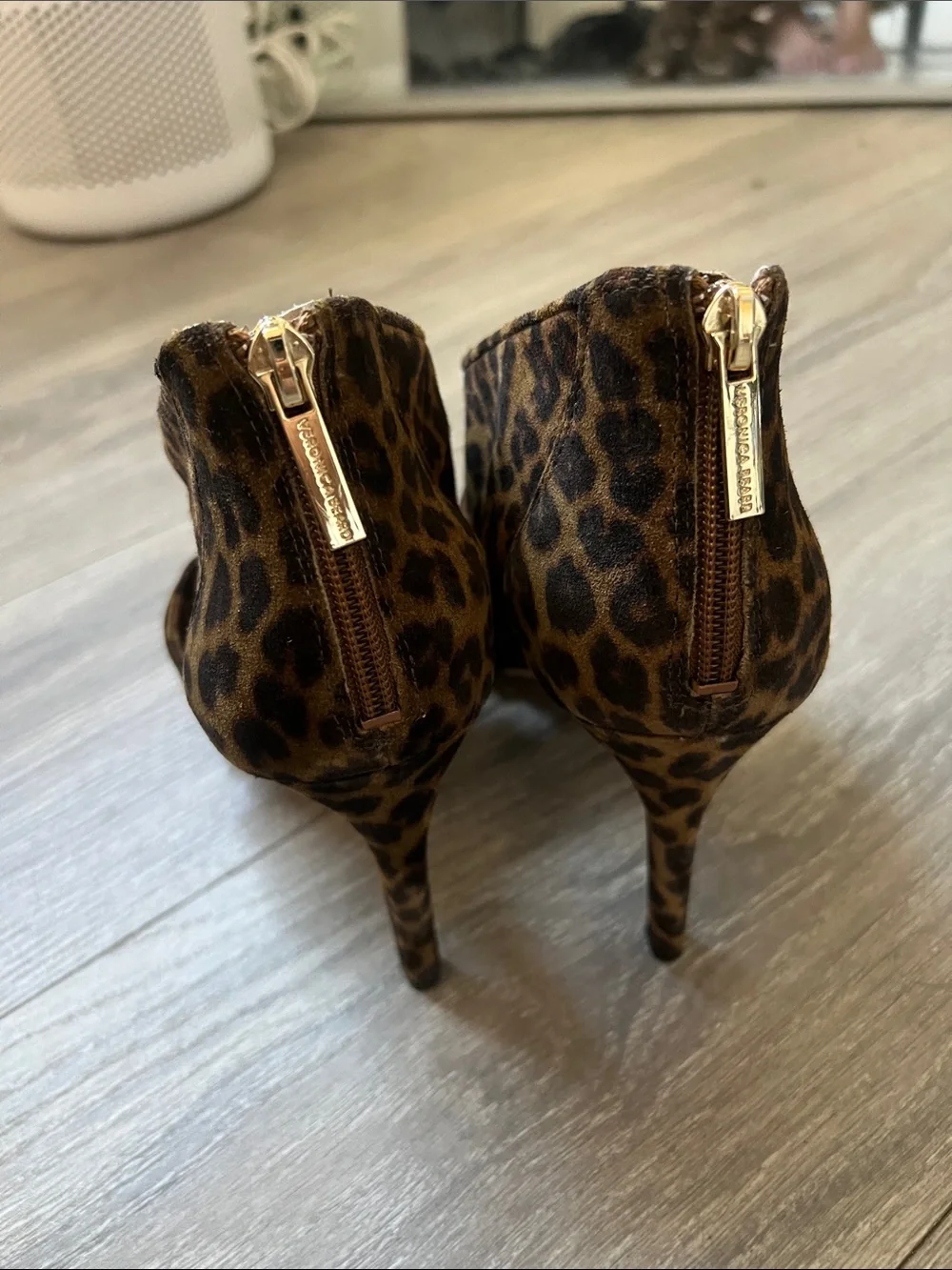 Veronica Beard Leopard-Print Twist-Strap Stiletto Heels - Brown/Black